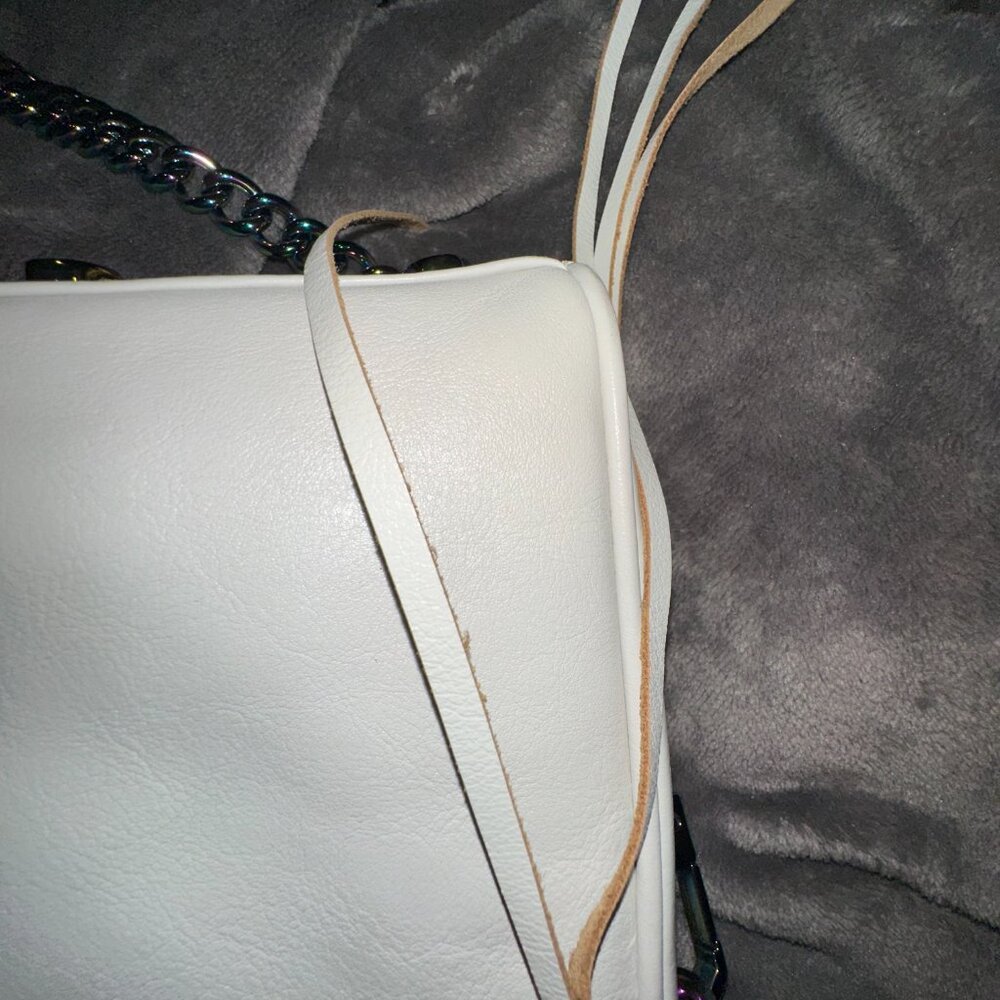 Rebecca Minkoff Women's Mini Mac Cross Body Bag - Bianco - Picture 8 of 13